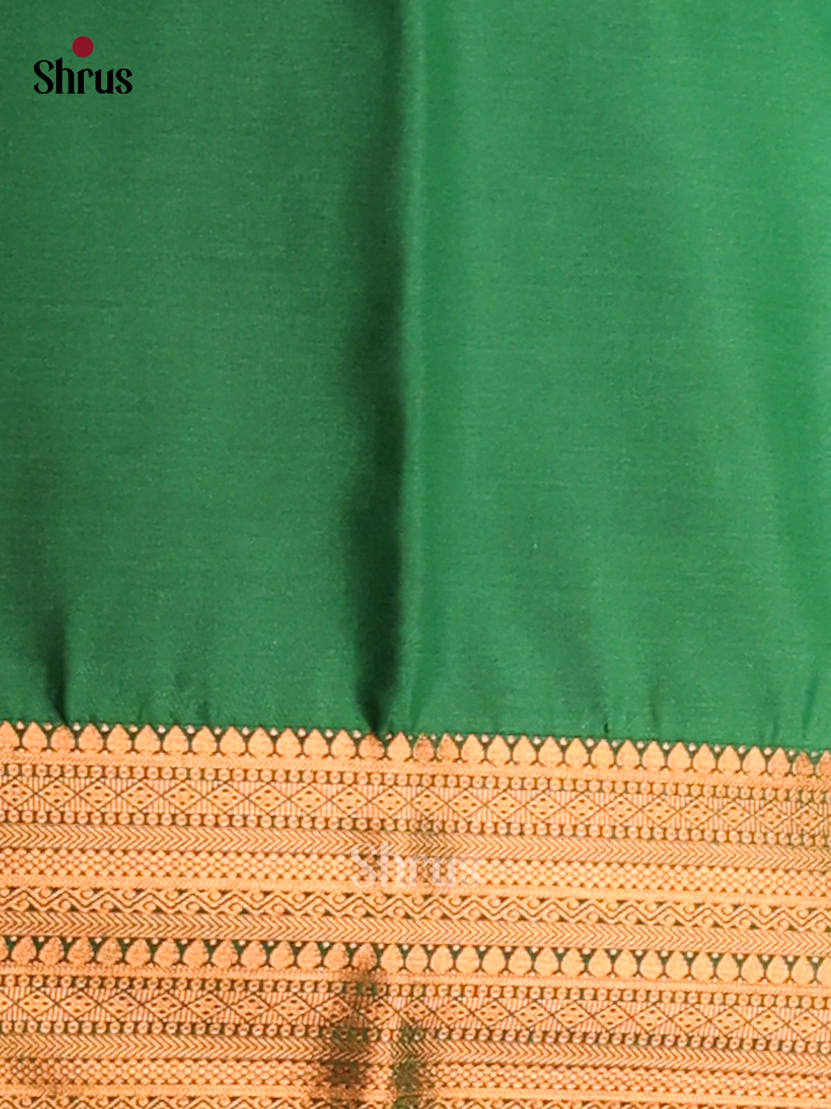 Pink & Green- Korvai Semi Kanchipuram saree - Shop on Shrus.com