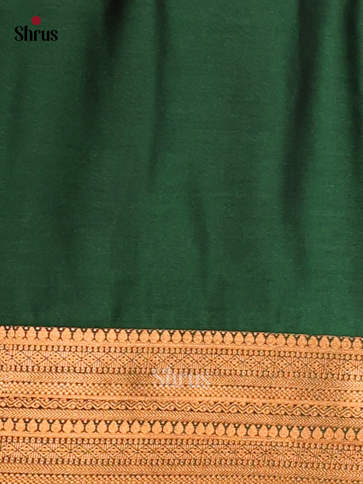 Purple & Green - Korvai Semi Kanchipuram saree - Shop on Shrus.com