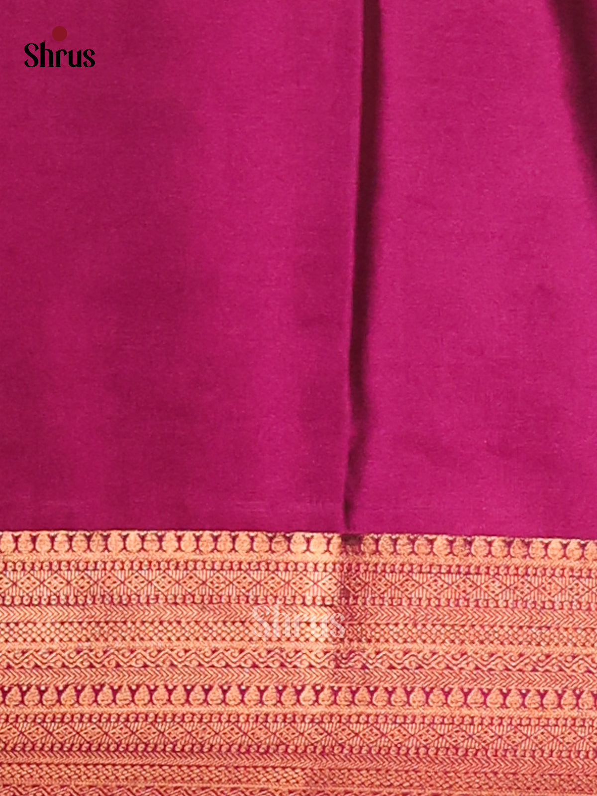 Blue & Purple - Korvai Semi Kanchipuram saree - Shop on Shrus.com