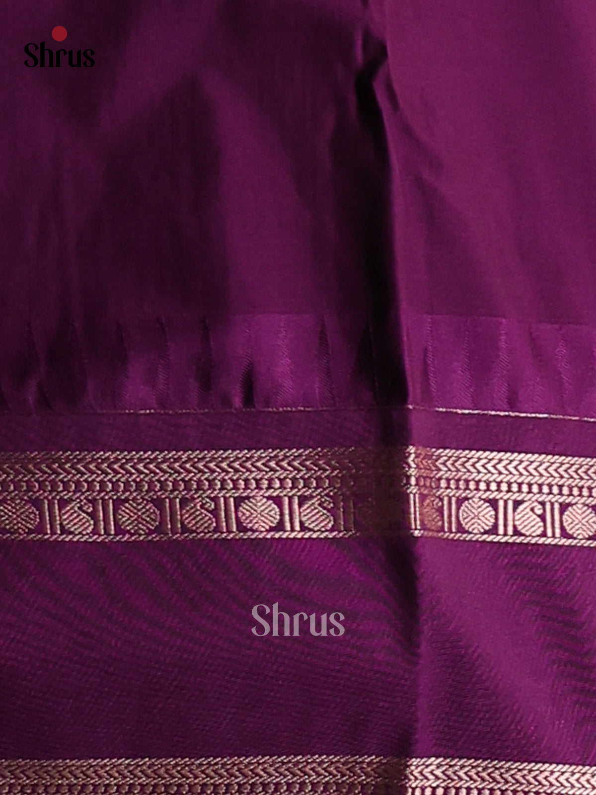 Blue with Vadamalli- Semi Kanchipuram Saree - Shop on Shrus.com