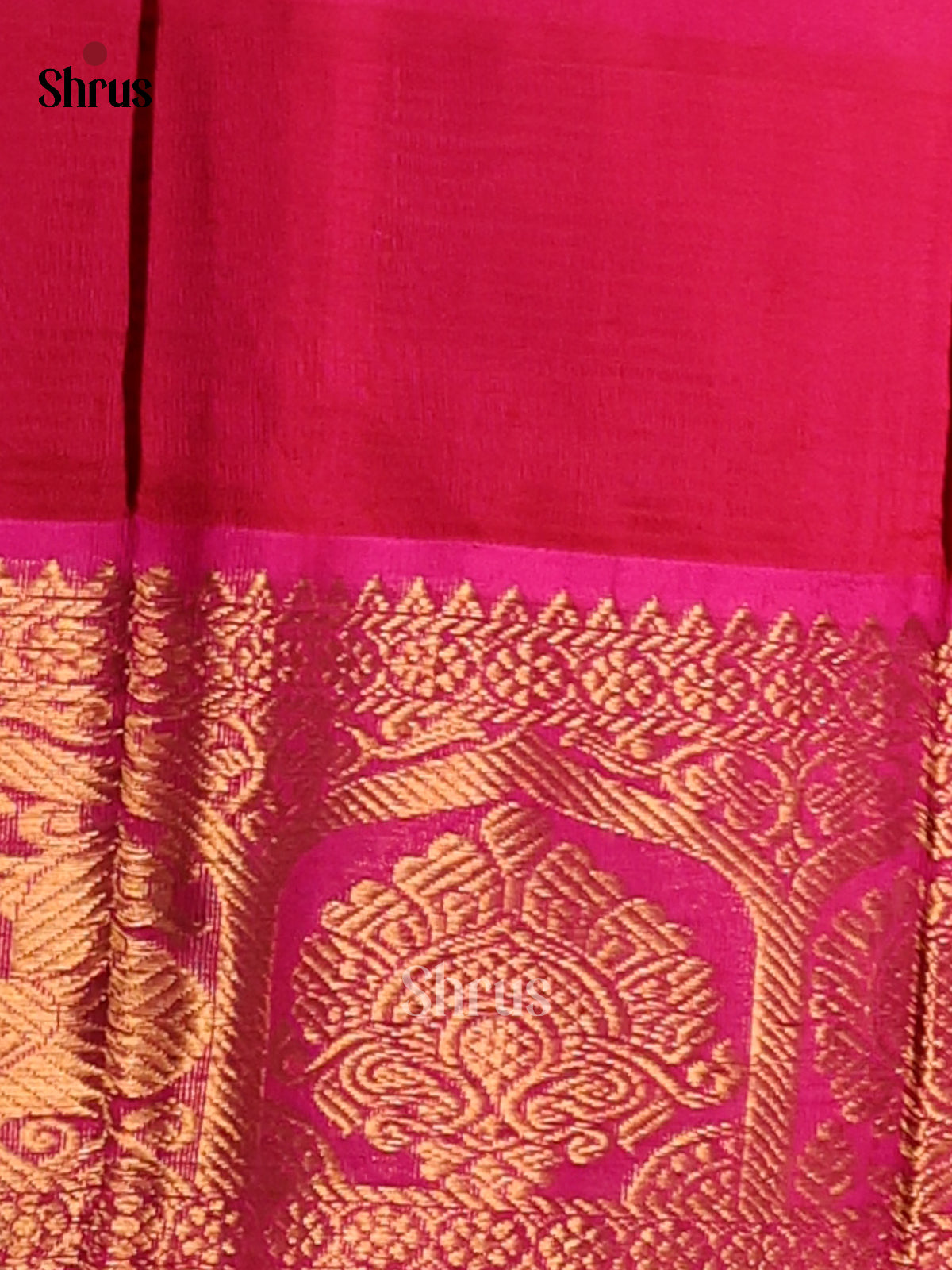 Luminous Yellow  Silk Cotton Saree with thread  woven checks, rich contrast pallu - Shop on Shrus.com