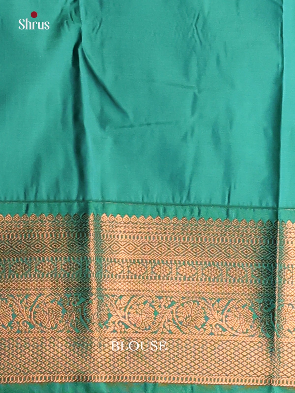 Pink & Green - Semi Kanchipuram Saree - Shop on Shrus.com