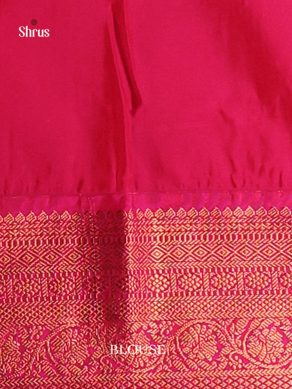 Green & Pink - Semi Kanchipuram Saree - Shop on Shrus.com