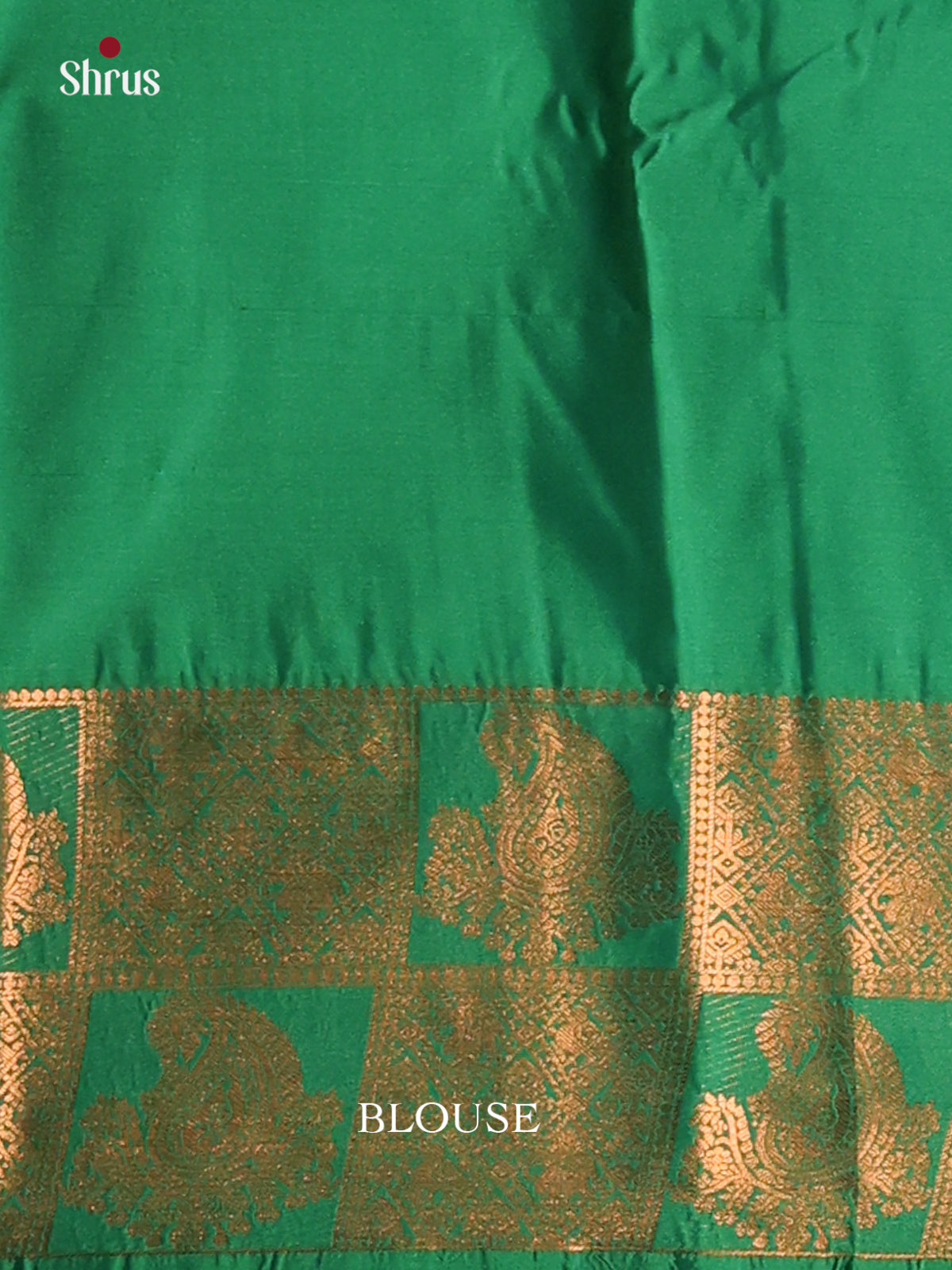 Purple & Green - Semi Kanchipuram Saree - Shop on Shrus.com