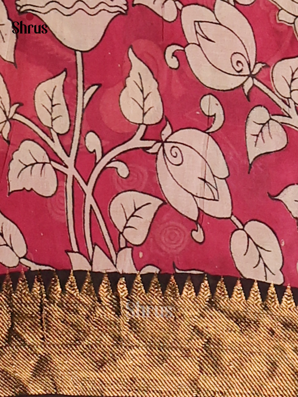 DES28169 - chennur-kalamkari Saree - Shop on Shrus.com
