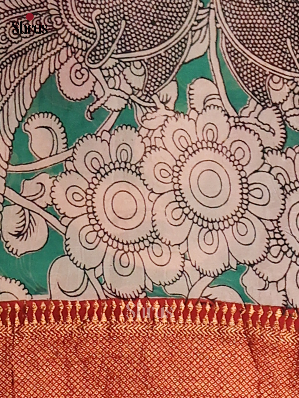 DES28190 - chennur-kalamkari Saree - Shop on Shrus.com