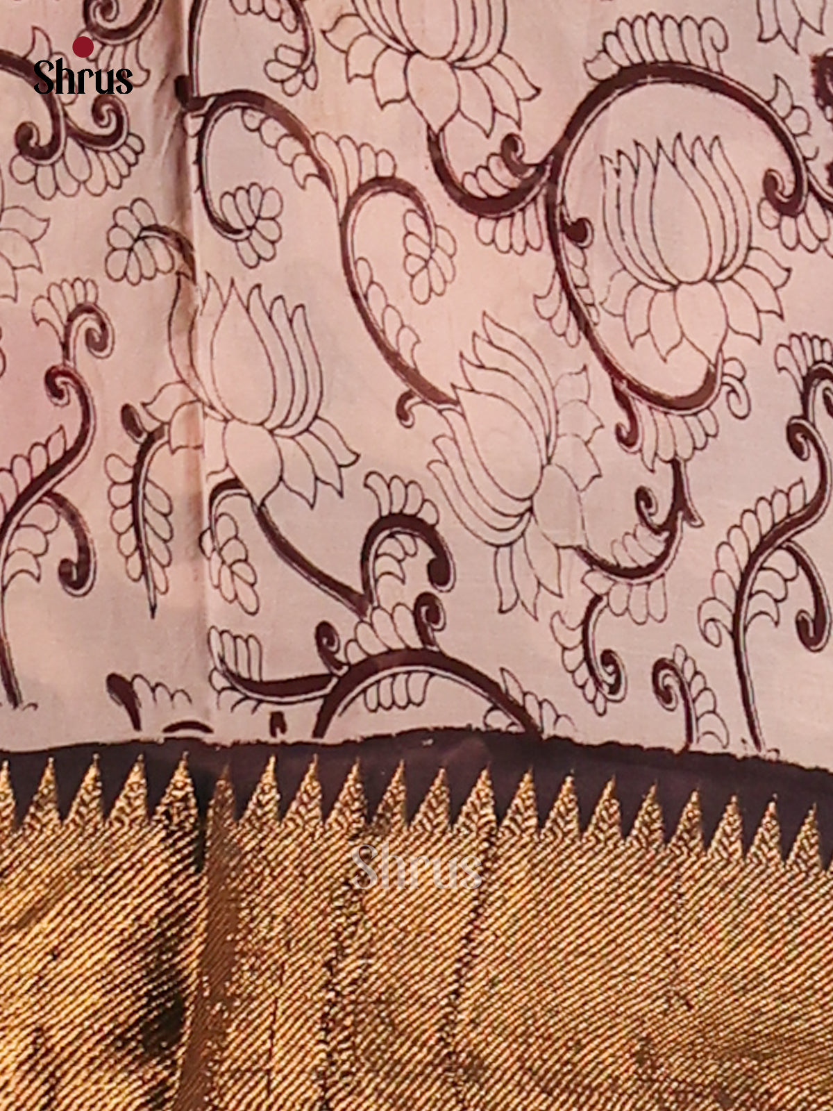 DES28206 - chennur-kalamkari Saree - Shop on Shrus.com