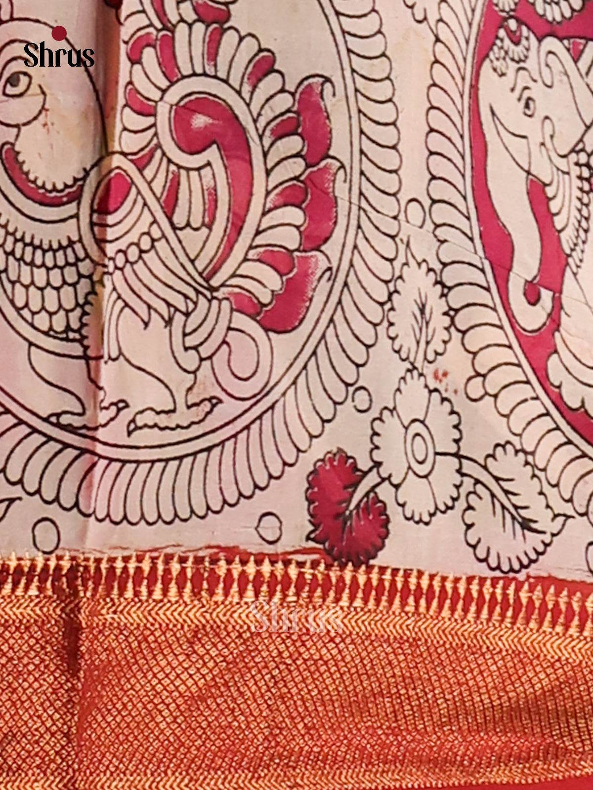 DES28218 - chennur-kalamkari Saree - Shop on Shrus.com