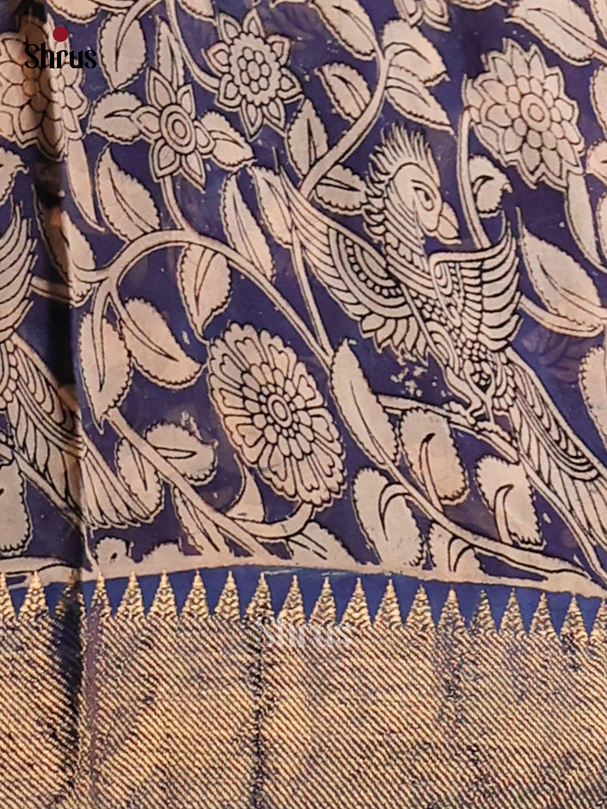 DES28220- chennur-kalamkari Saree - Shop on Shrus.com