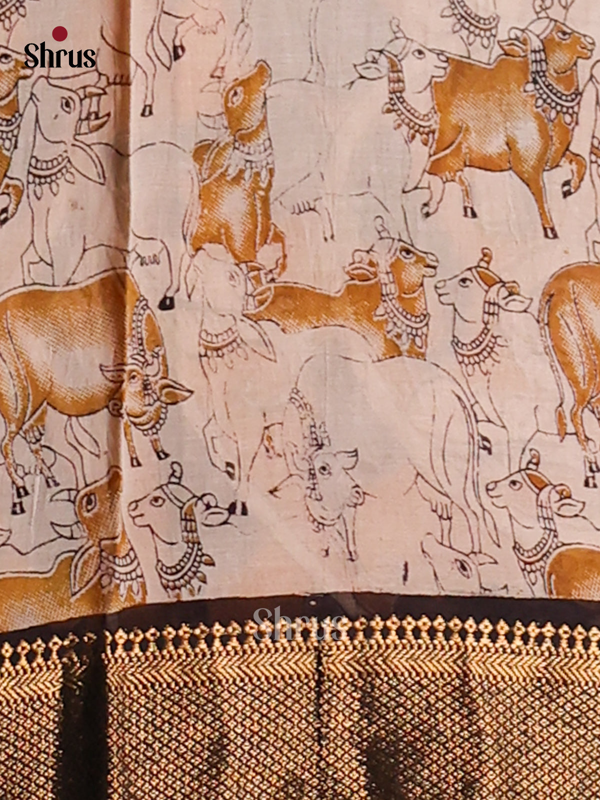 DES28227- chennur-kalamkari Saree - Shop on Shrus.com