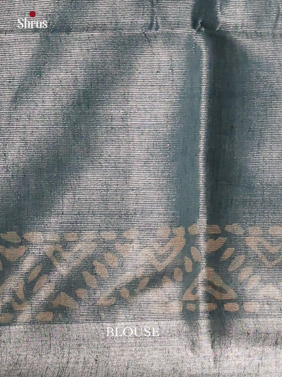 Elephant Grey & Blue - Bhatik Saree - Shop on Shrus.com