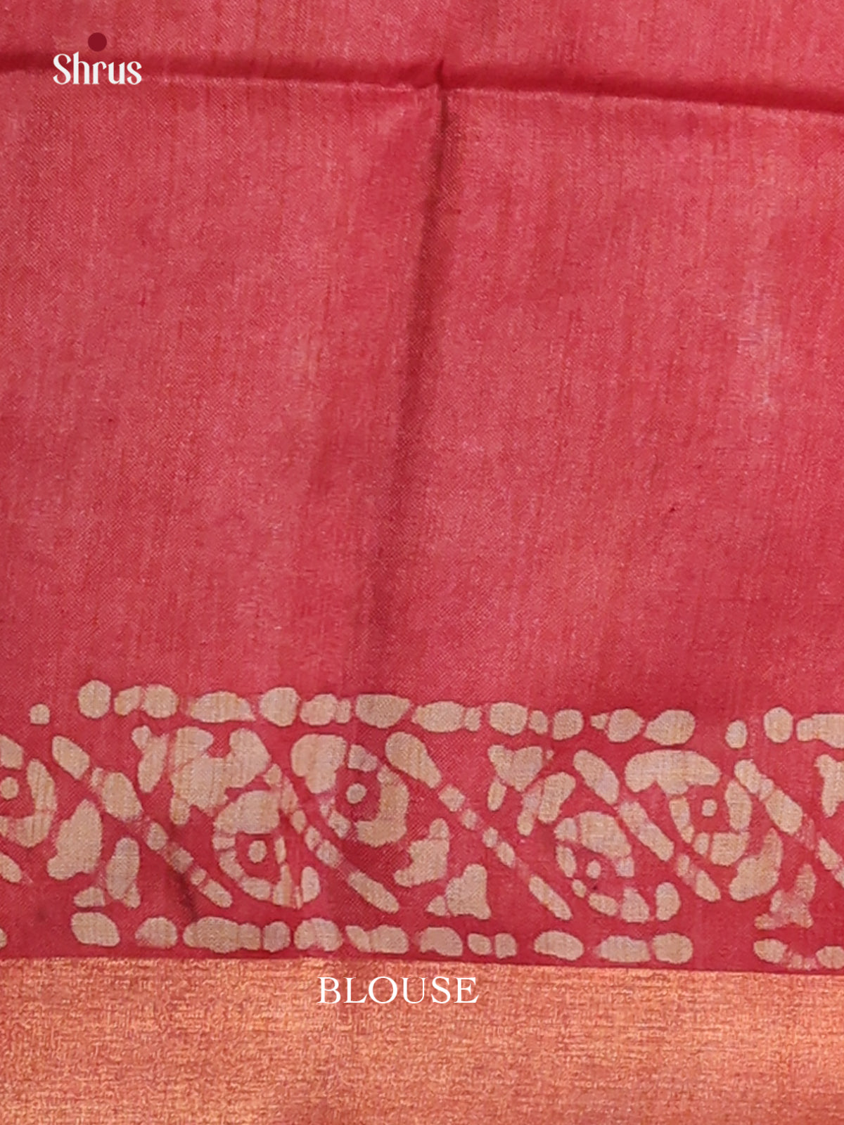Grey & Red - Bhatik Saree - Shop on Shrus.com