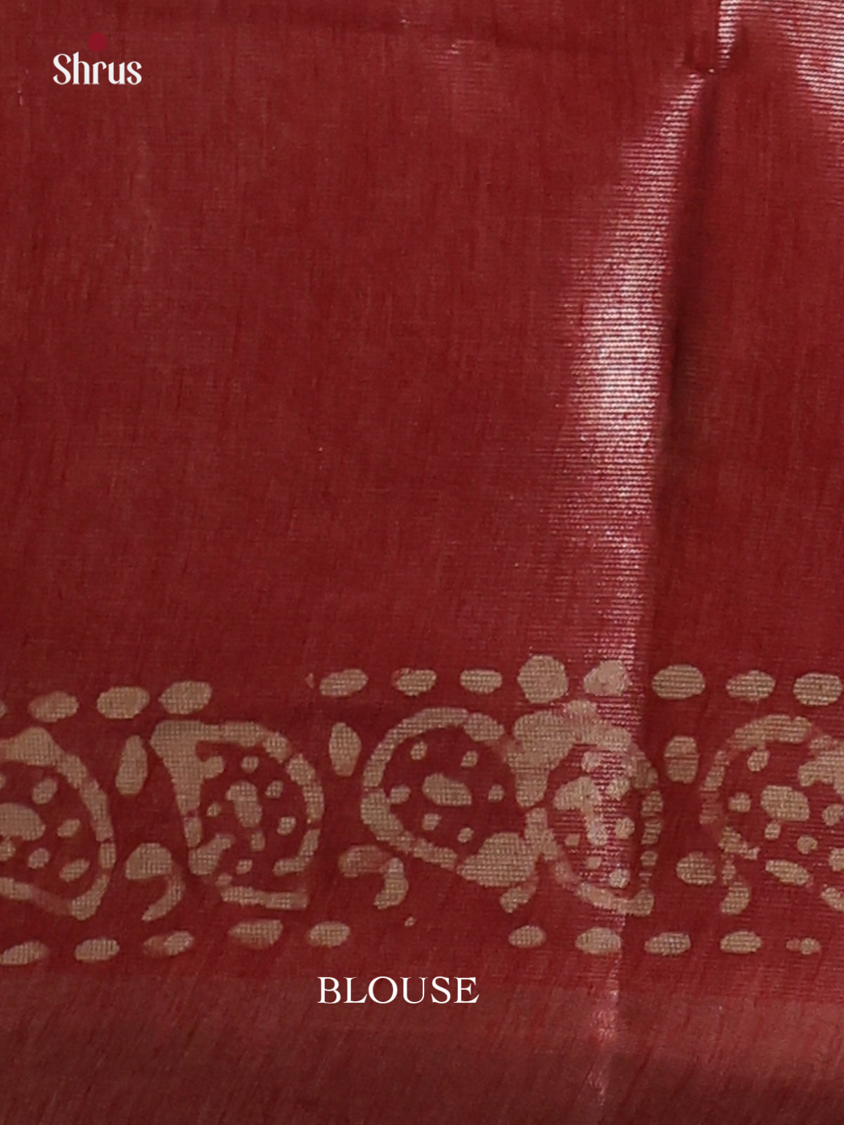 Elephant Grey & Red - Bhatik Saree - Shop on Shrus.com