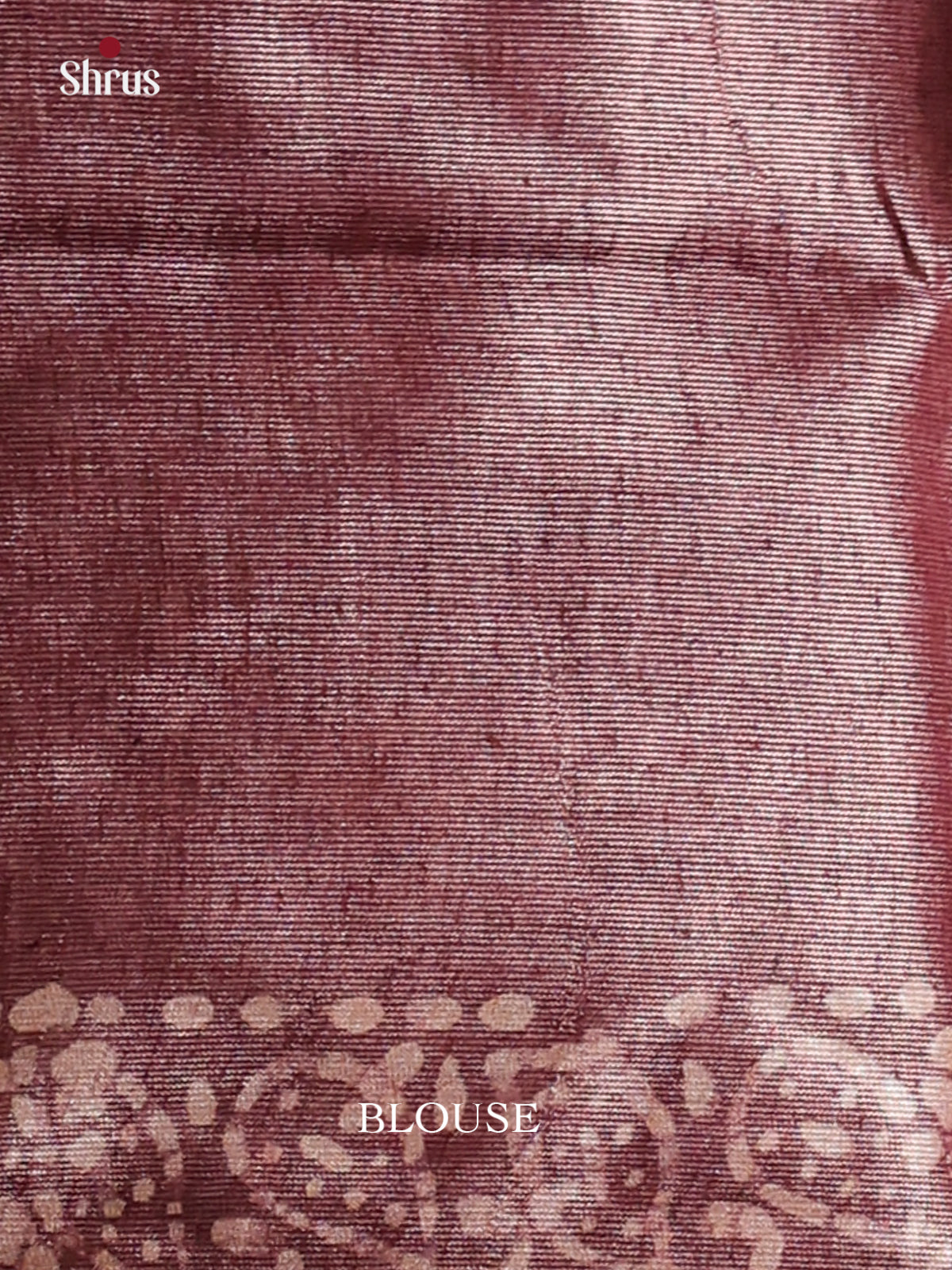 Pink & Brown - Bhatik Saree - Shop on Shrus.com