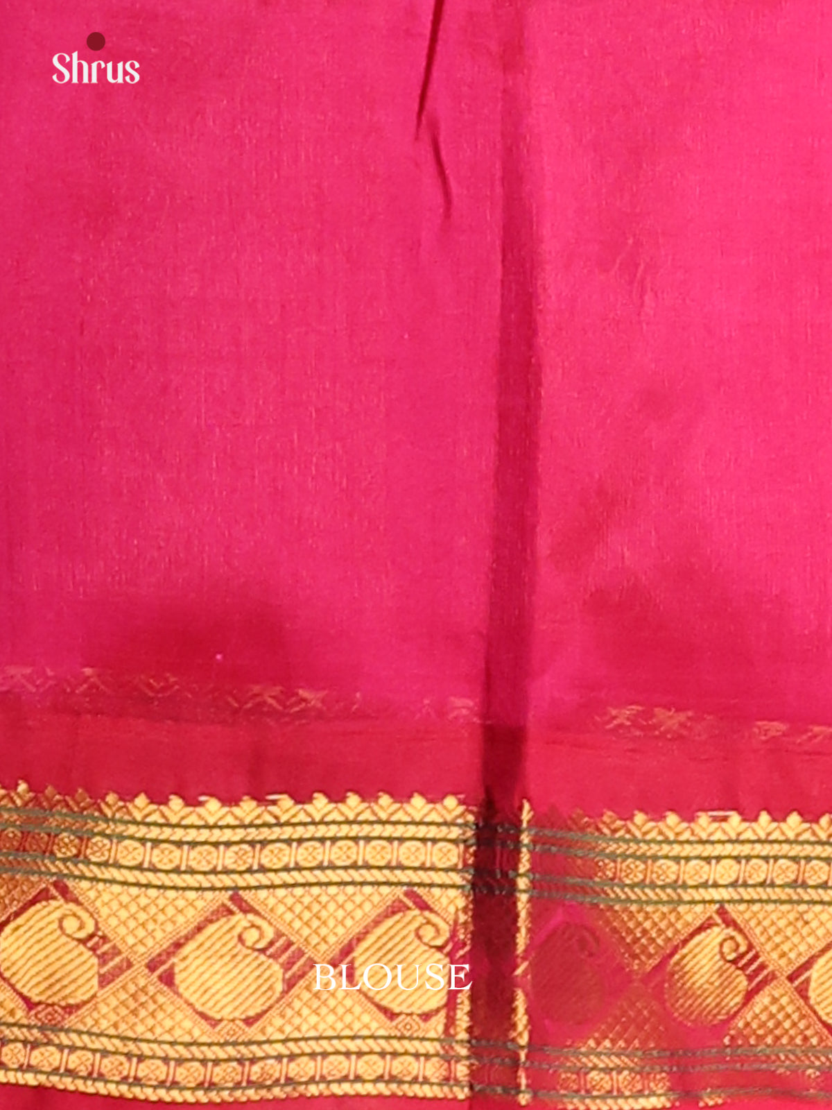 Glorious Yellow & Green kattam Silk Cotton Saree with contrast pink zari brocade pallu -1