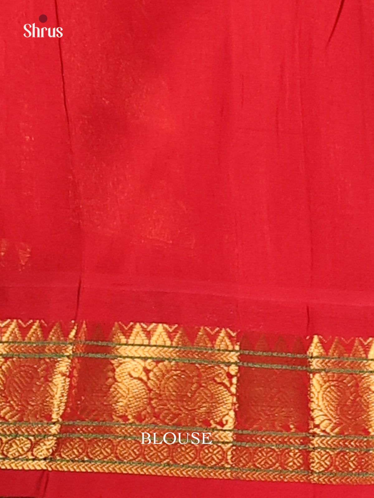 Luminous Yellow Silk Cotton Saree with contrast Red zari Border - Shop on Shrus.com