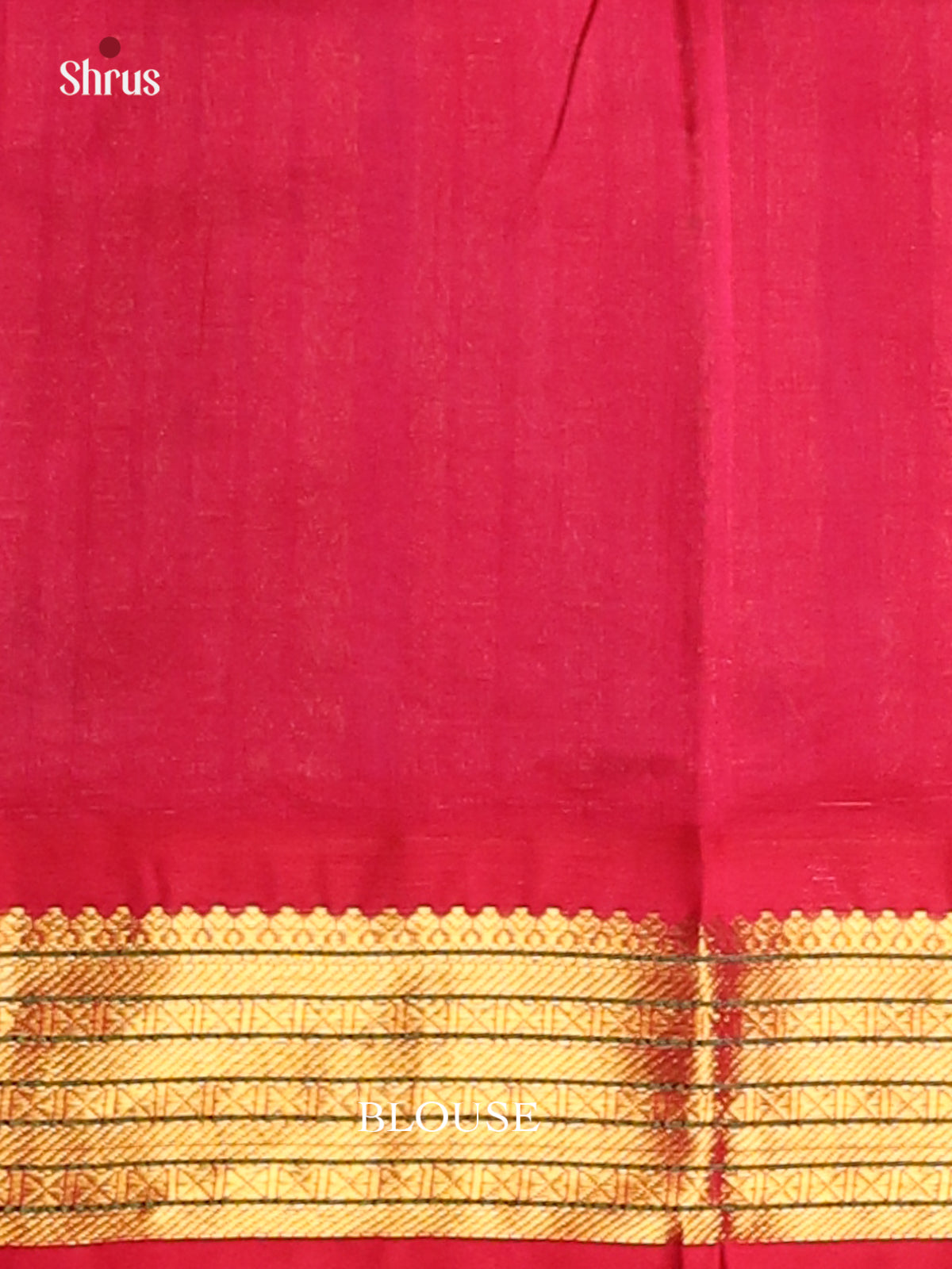 Vivacious Blue Silk Cotton Saree with  contrast Red Zari striped Pallu -1