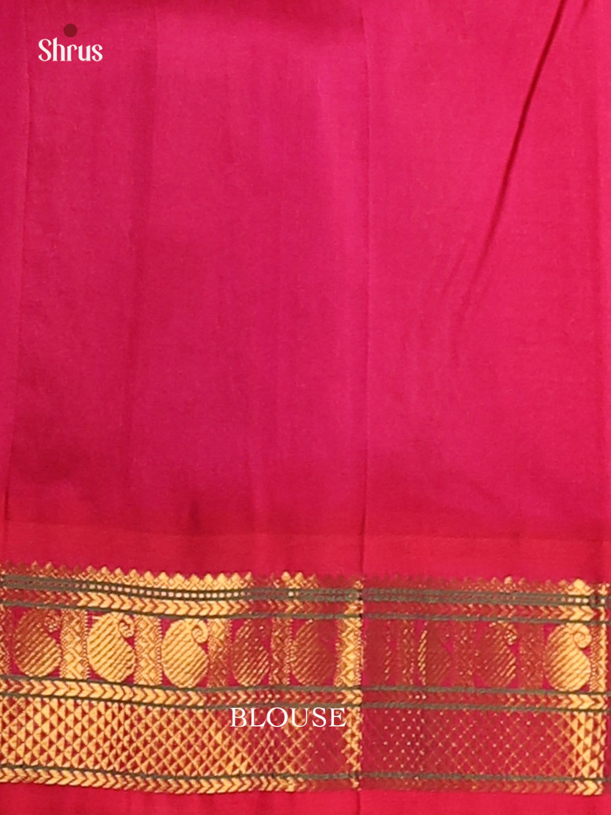 Vibrant Blue  Silk Cotton Saree with contrast Maroon zari border - Shop on Shrus.com