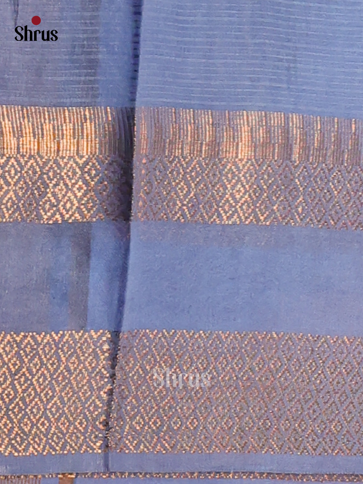 Blue with Lite Blue - shibori saree - Shop on Shrus.com