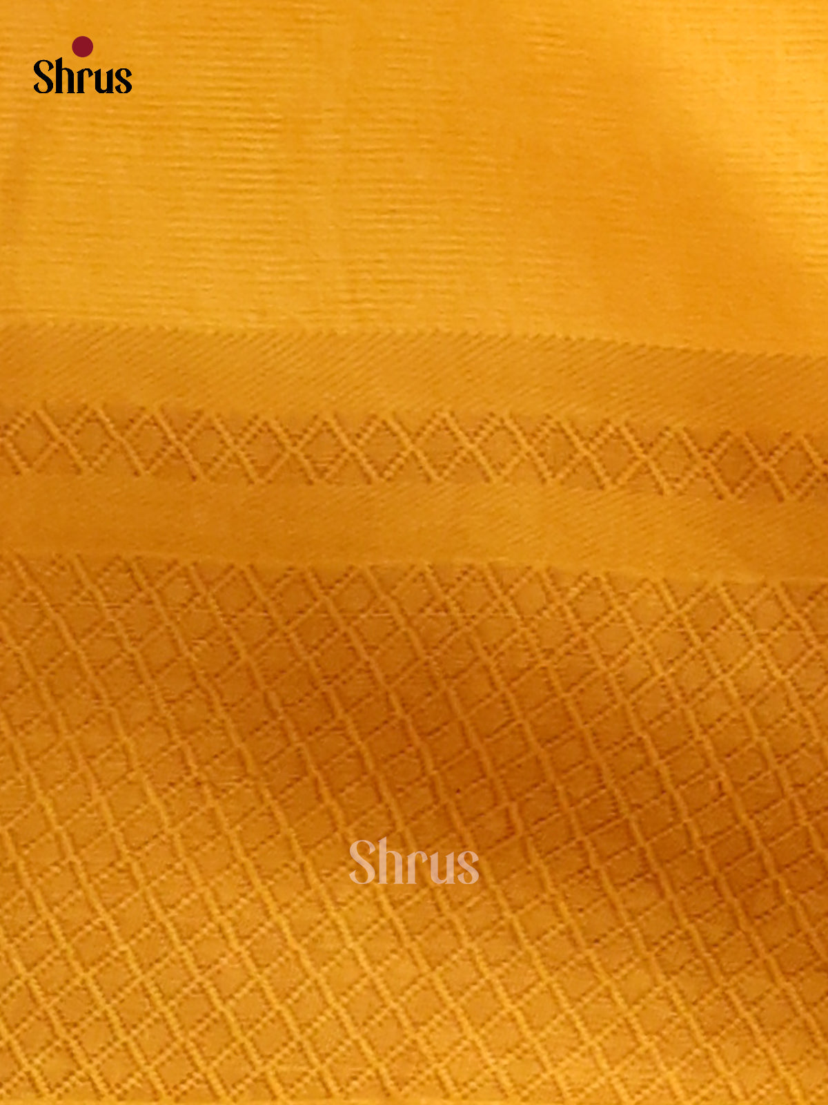 Cream & Yellow - Shibori Saree - Shop on Shrus.com