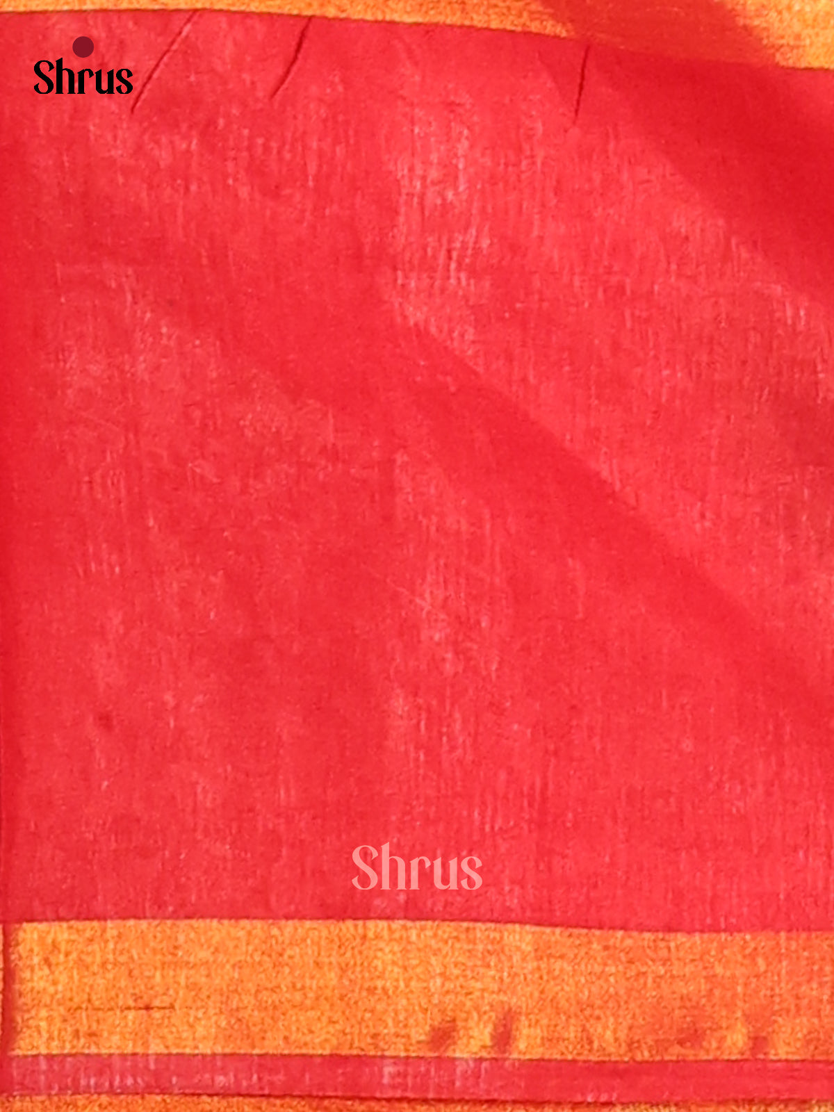 Brown & Red - Shibori Saree - Shop on Shrus.com