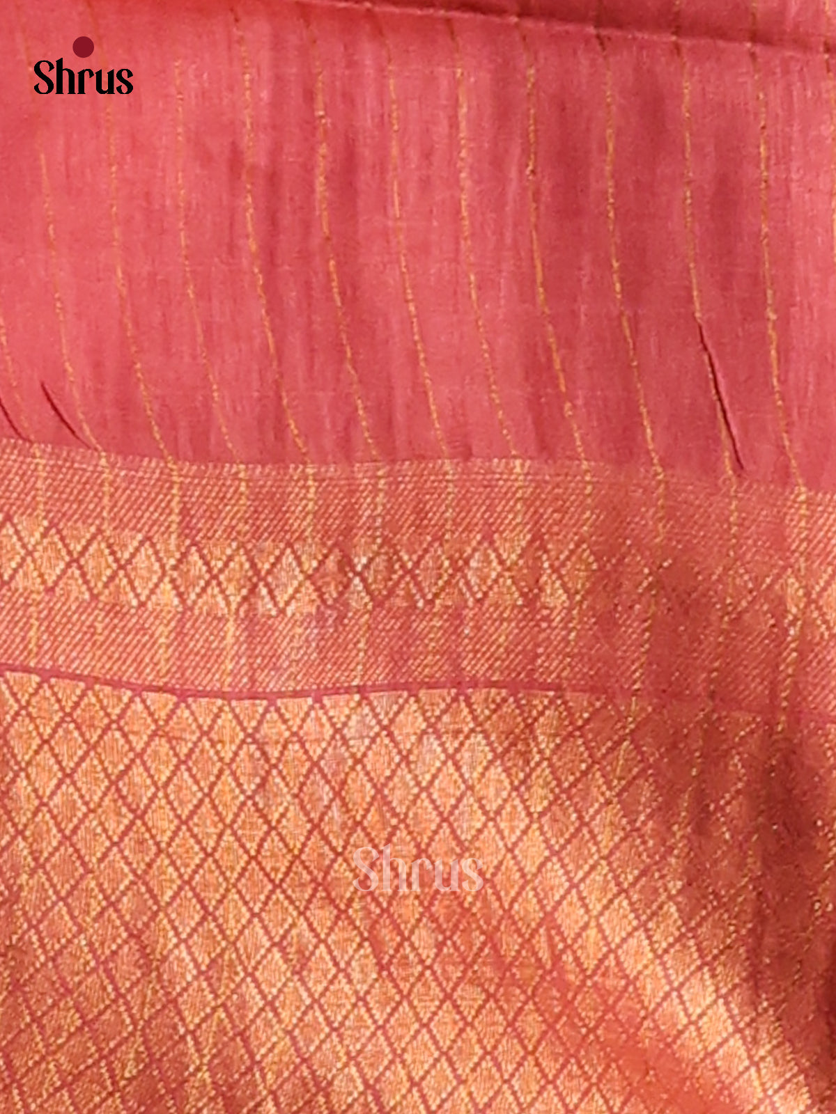 Maroon with pink - Shibori Saree - Shop on Shrus.com