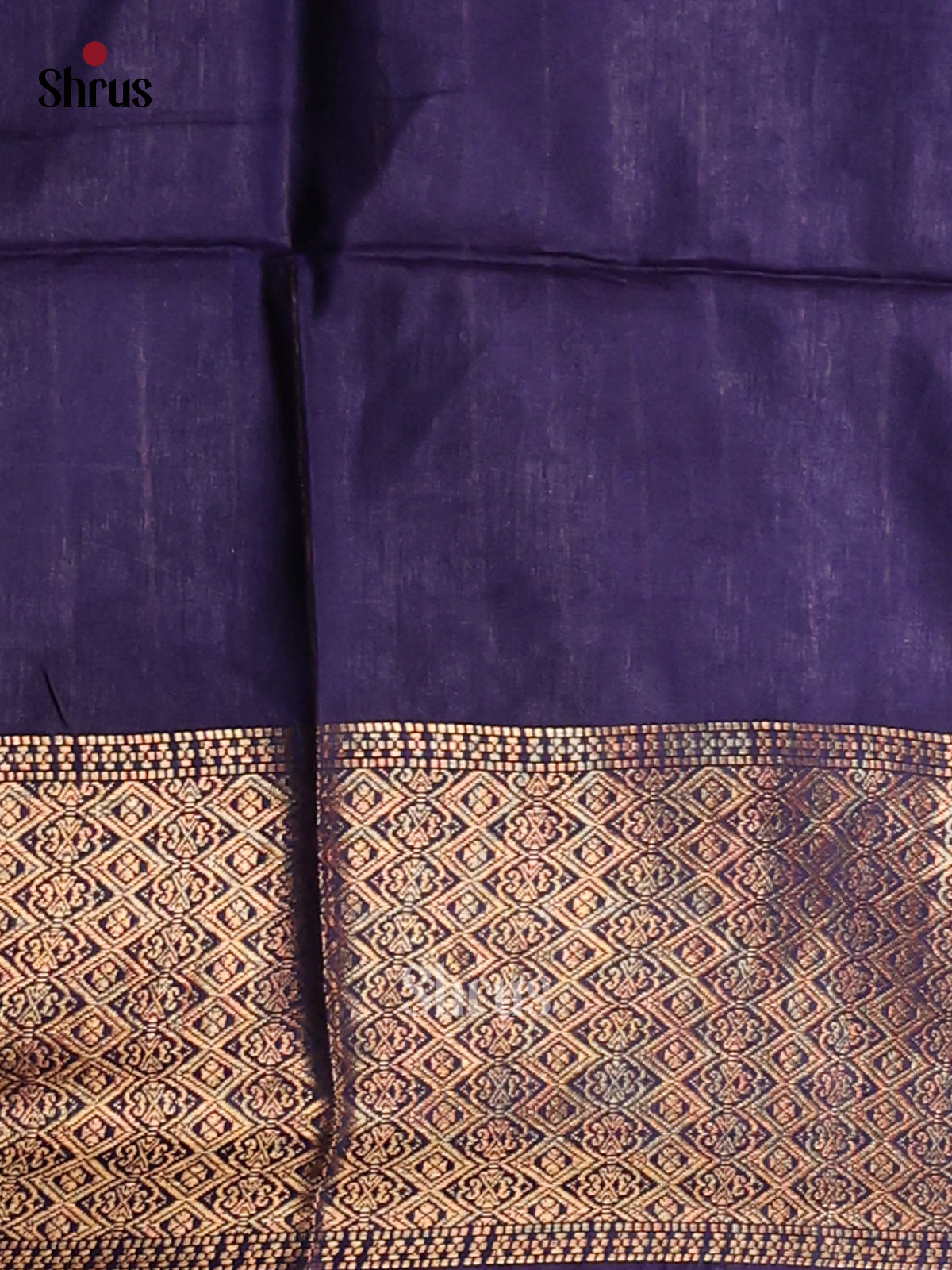 Cream & Blue- shibori saree - Shop on Shrus.com