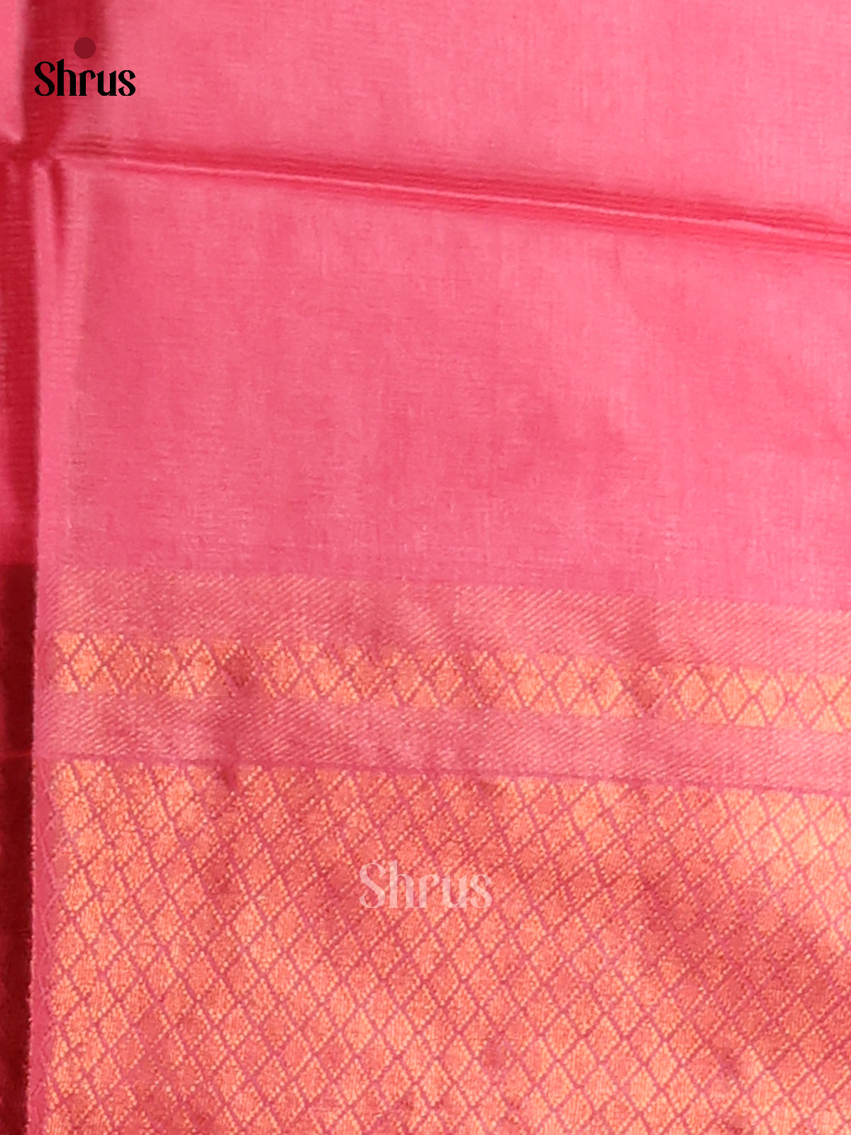 White & Pink- shibori saree - Shop on Shrus.com