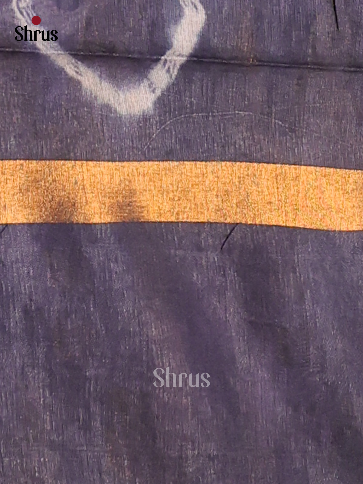 White & Black - Shibori Saree - Shop on Shrus.com