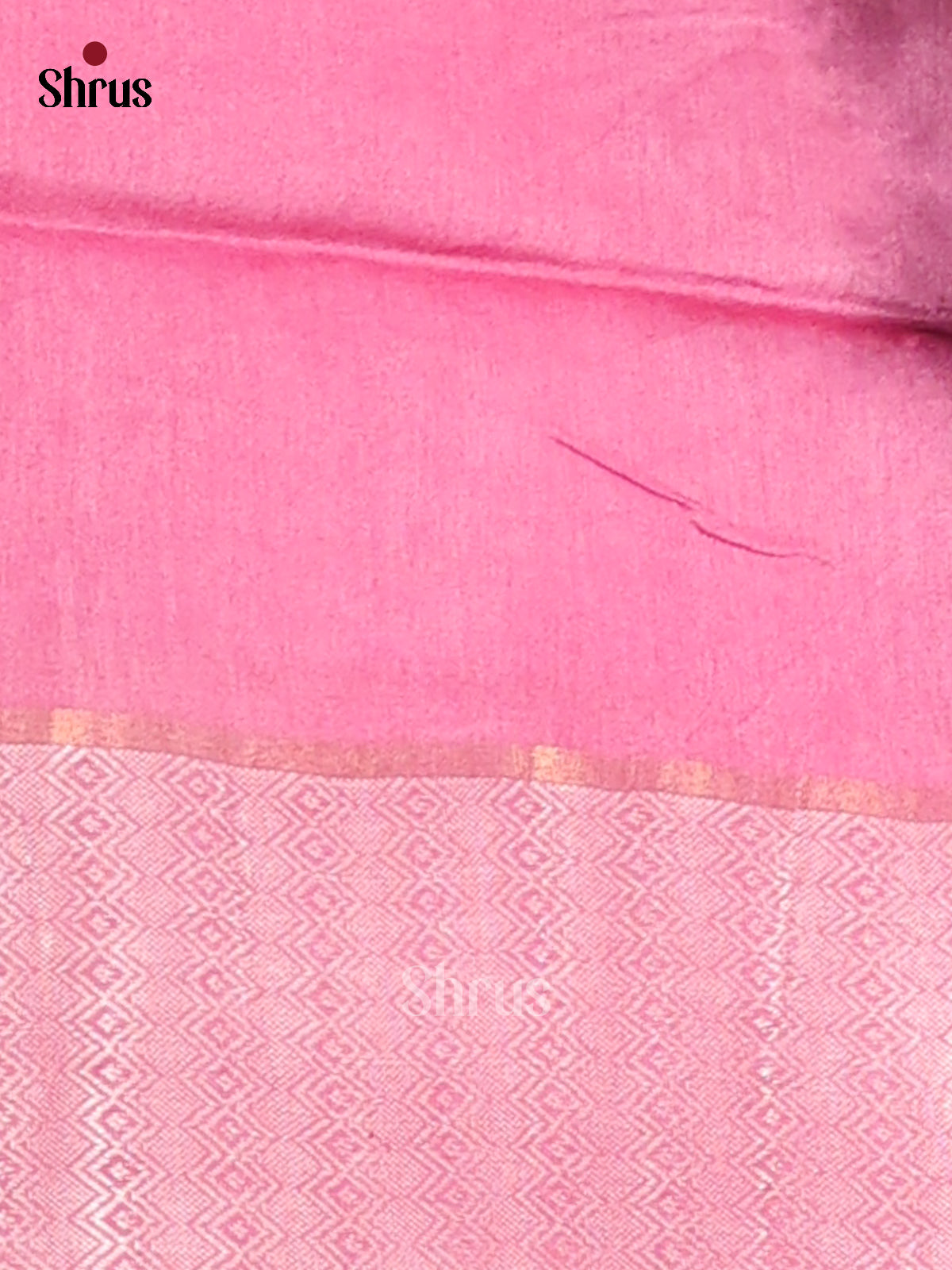 Brown & Pink- Shibori Saree - Shop on Shrus.com