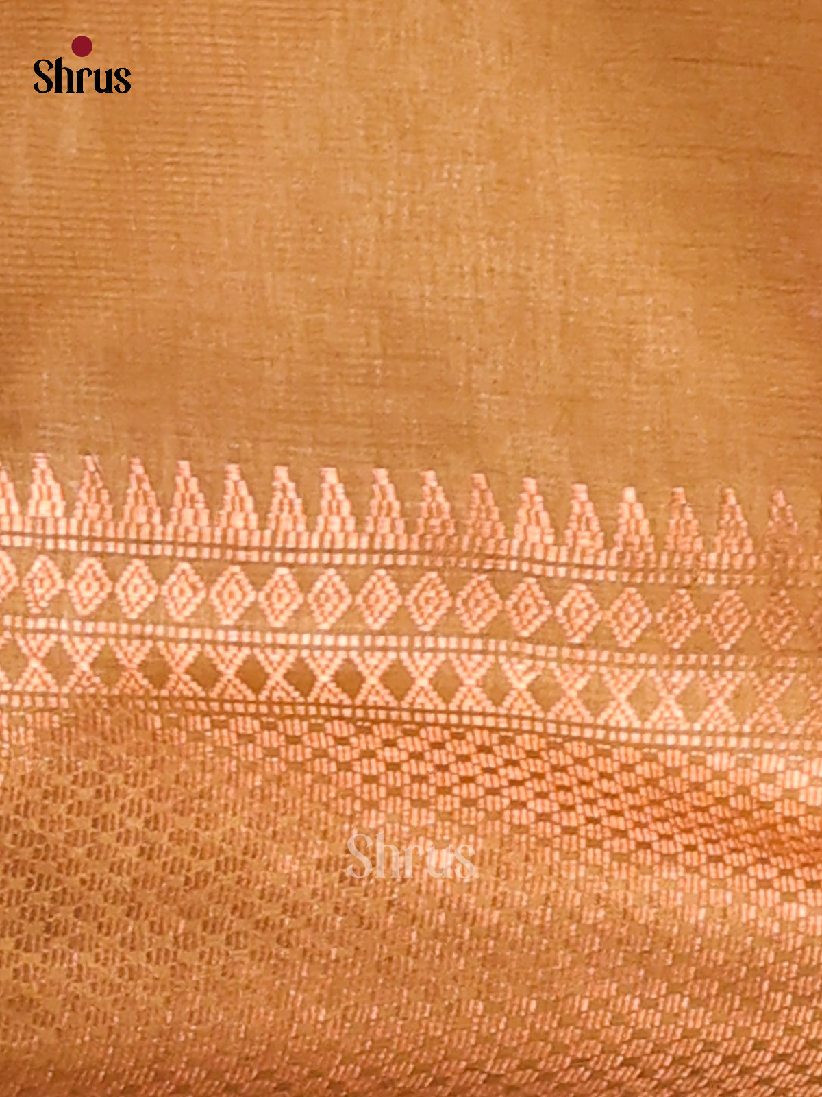 Maroon with Beige - Shibori Saree - Shop on Shrus.com
