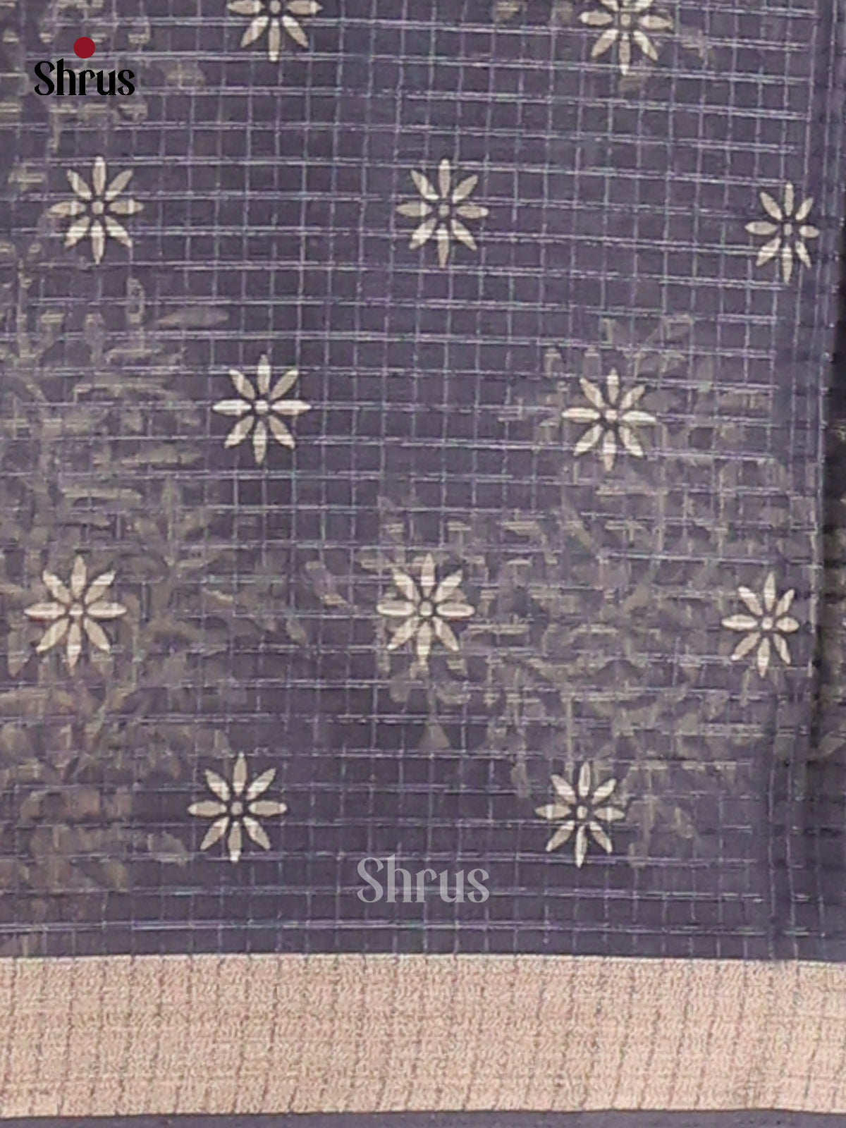 Blue - Kota Cotton Saree - Shop on Shrus.com