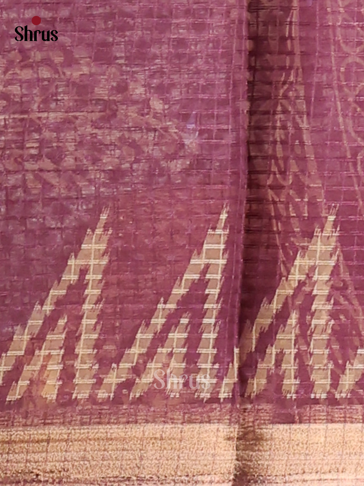 Purple - Kota Cotton Saree - Shop on Shrus.com