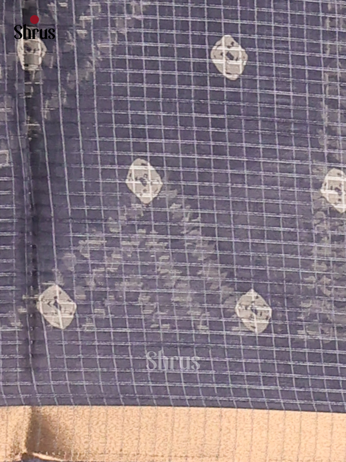 Blue - Kota Cotton Saree - Shop on Shrus.com