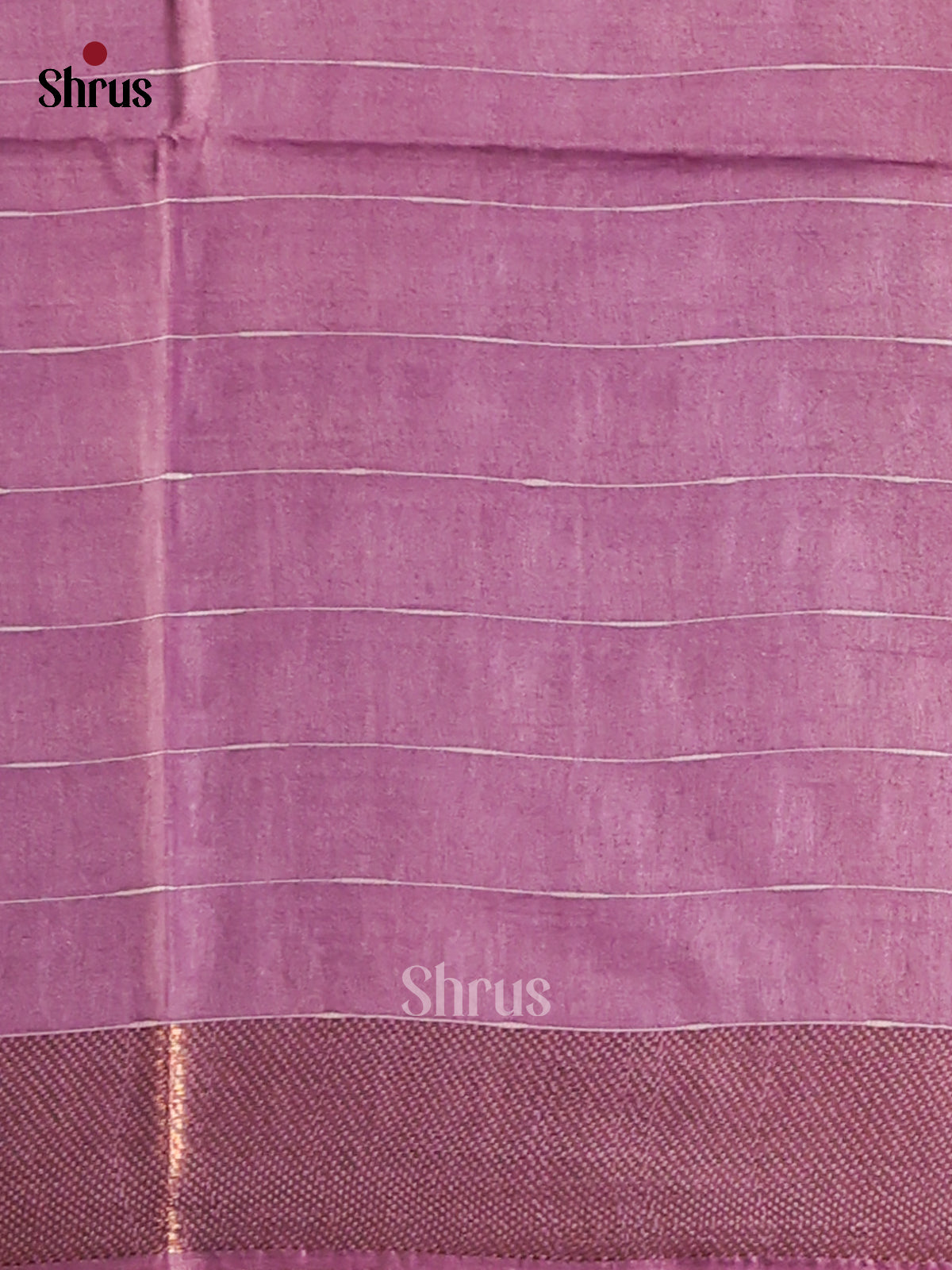 Brown & Purple- Semi Tussar Saree - Shop on Shrus.com
