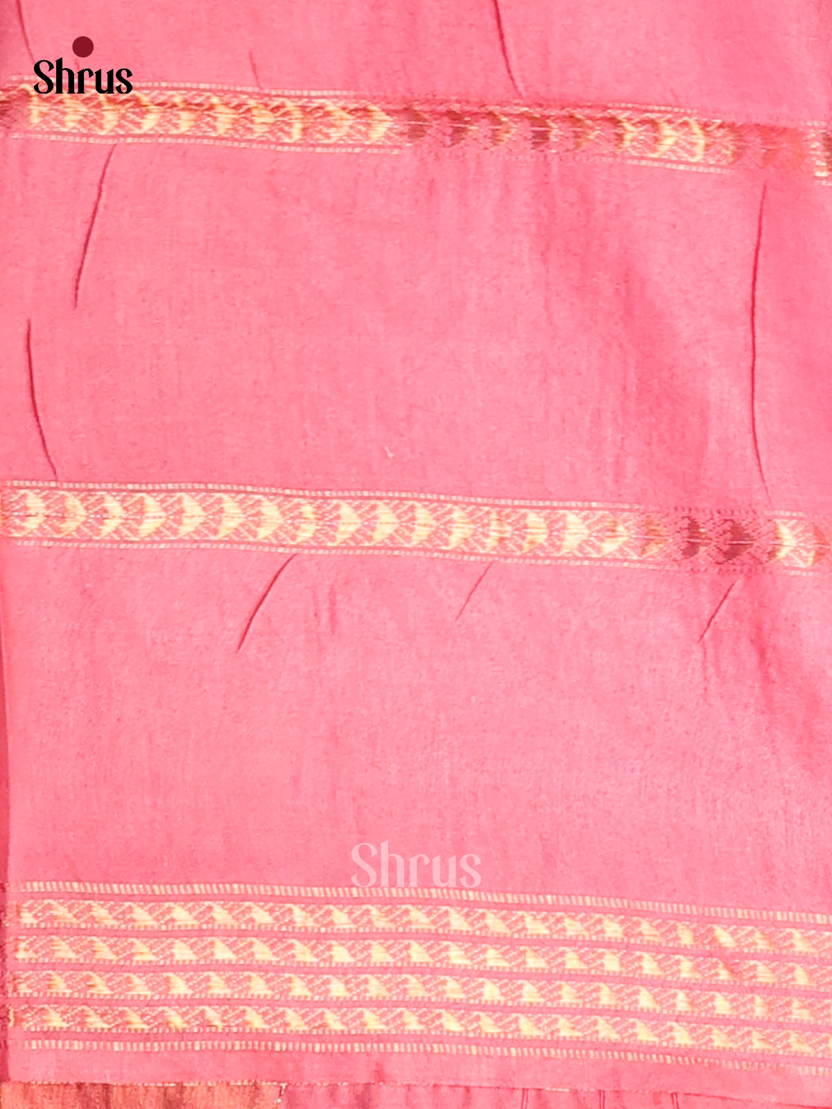 Grey & Pink -Semi Tussar Saree - Shop on Shrus.com