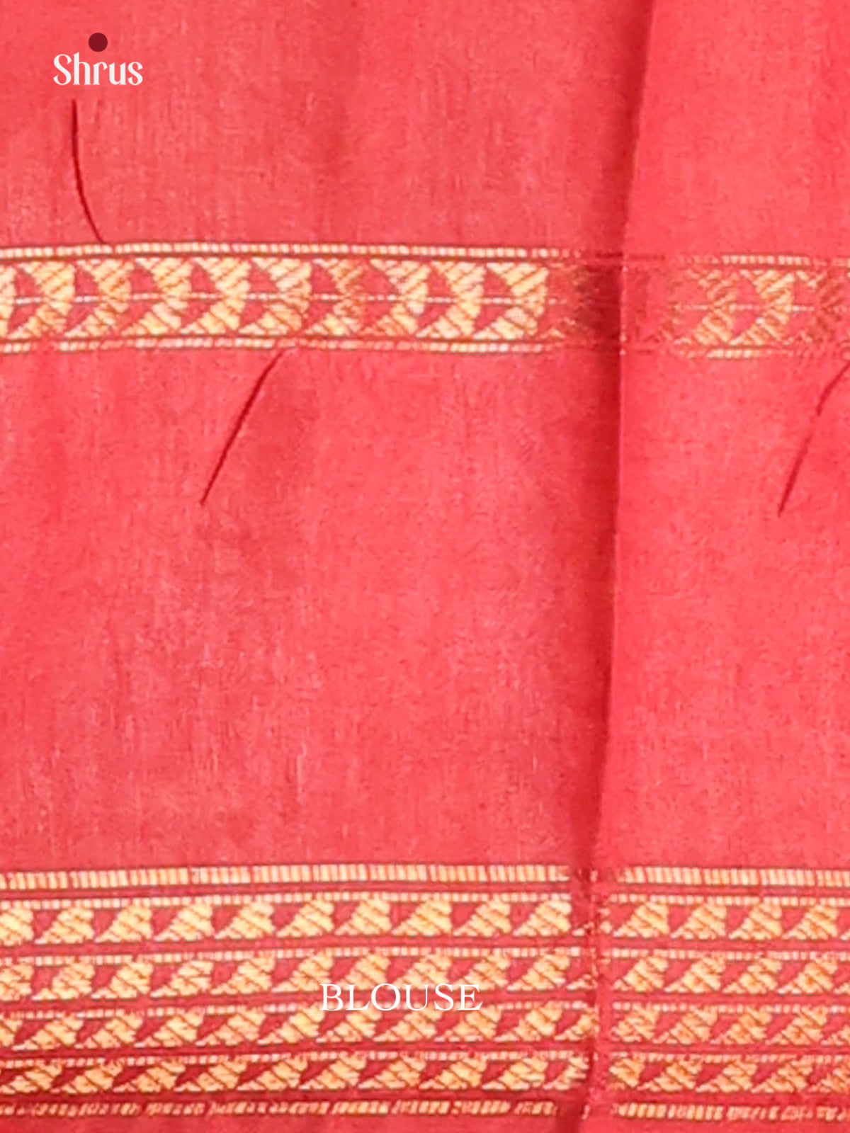 Black & Red - Semi Tussar Saree - Shop on Shrus.com