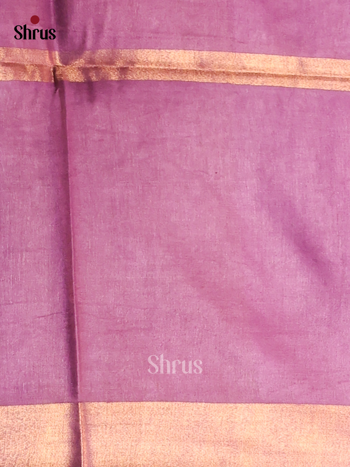 Brown & Purple- Semi Tussar Saree - Shop on Shrus.com