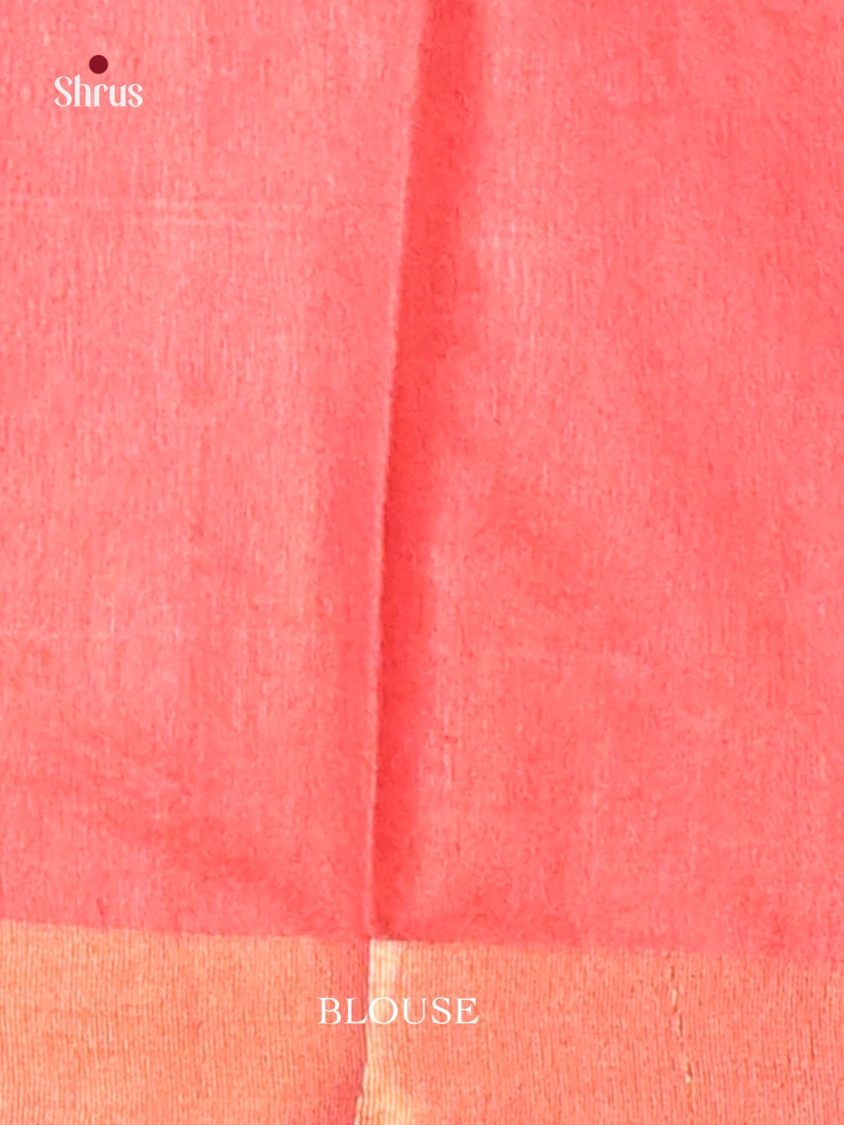 Black & Orangish Pink - Semi Tussar saree - Shop on Shrus.com