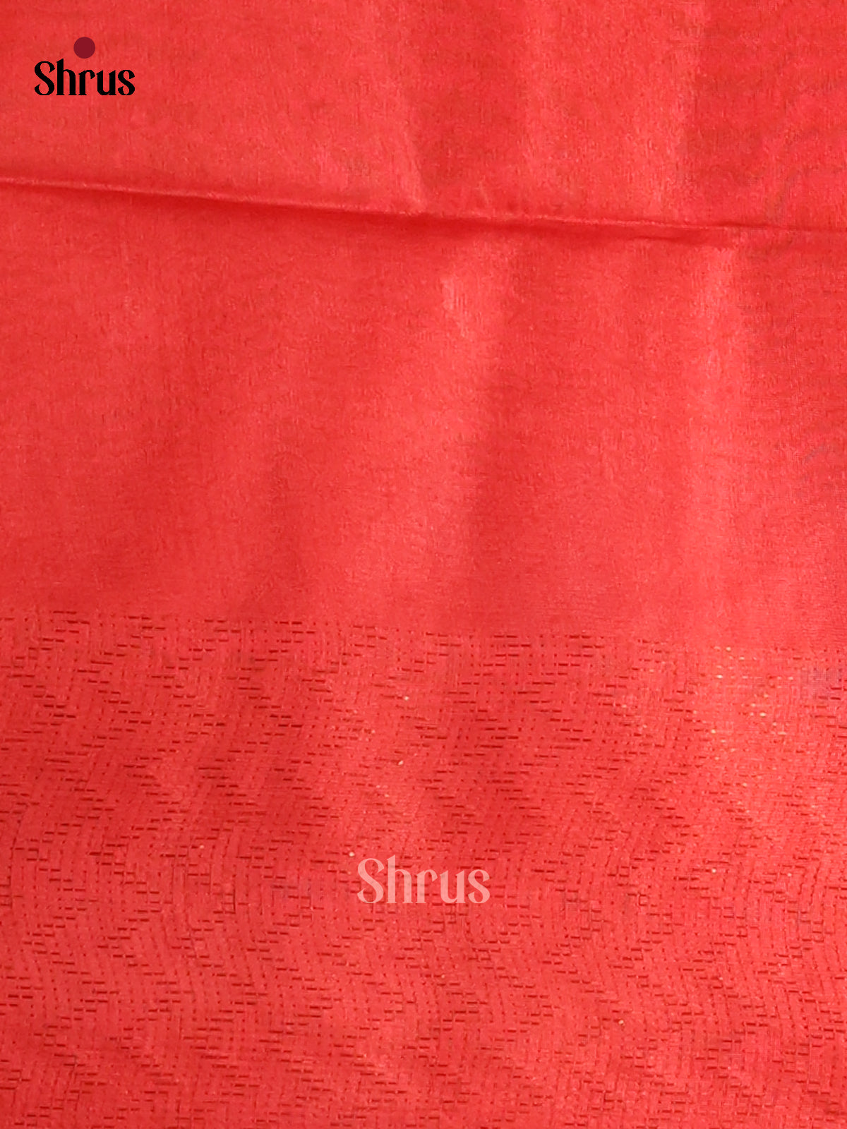 Black & Red- Semi Tussar Saree - Shop on Shrus.com