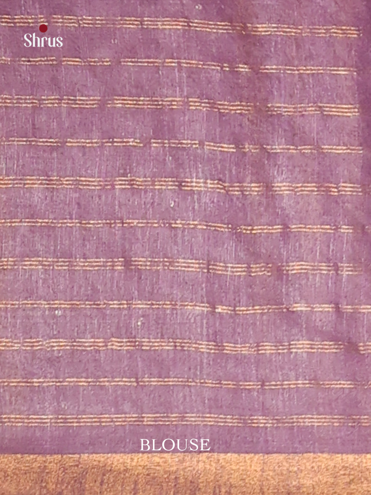 Pink & lavender - Semi Tussar Saree - Shop on Shrus.com