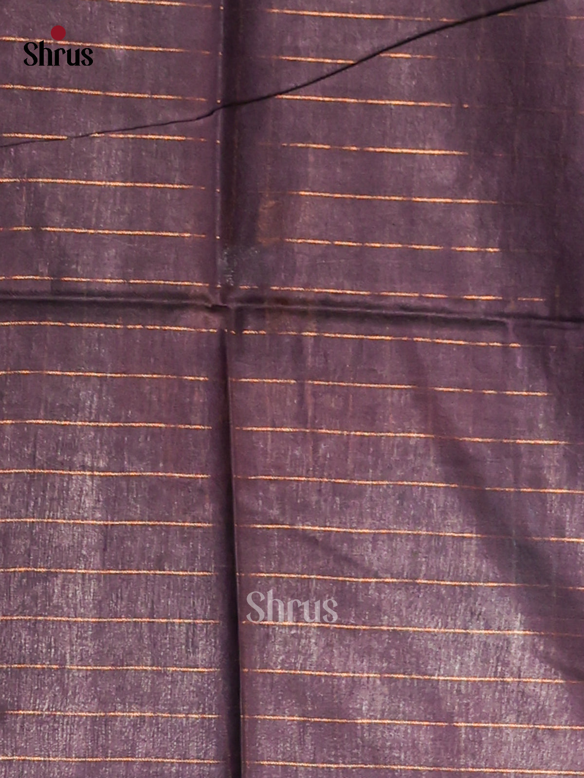 Chutney Green  & Jamun- Semi Tussar Saree - Shop on Shrus.com