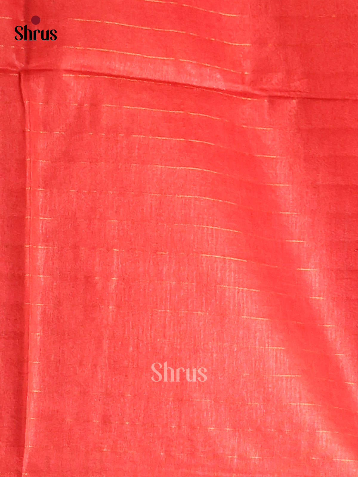 Black & Red- Semi Tussar Saree - Shop on Shrus.com