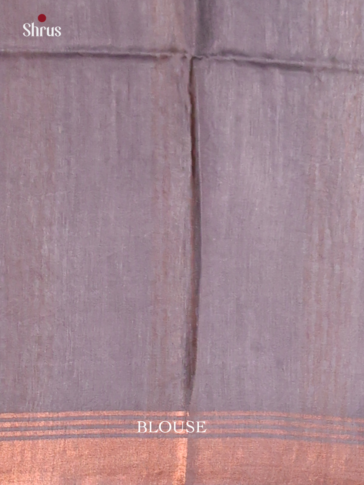 Blue & Purple - Semi Tussar Saree - Shop on Shrus.com