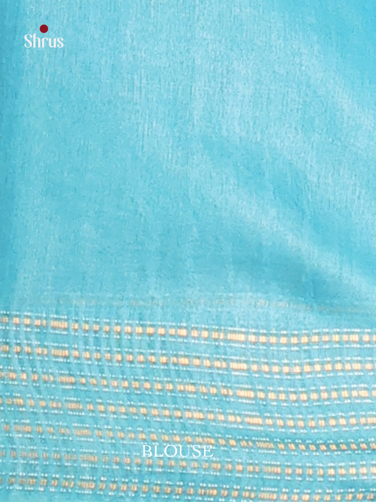 Maroon & Blue  - Semi Tussar saree - Shop on Shrus.com