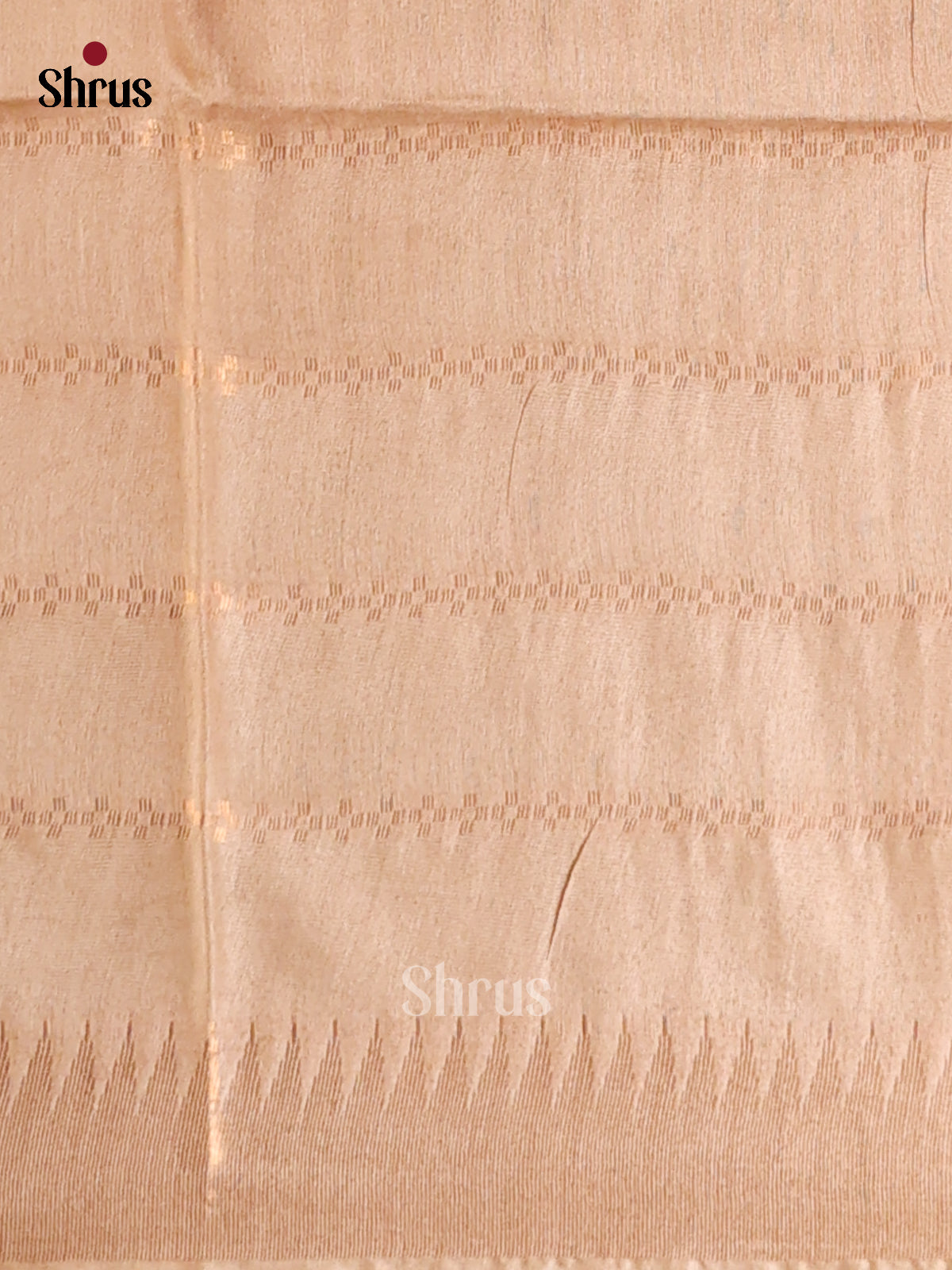 Maroon & Cream - Semi Tussar Saree - Shop on Shrus.com