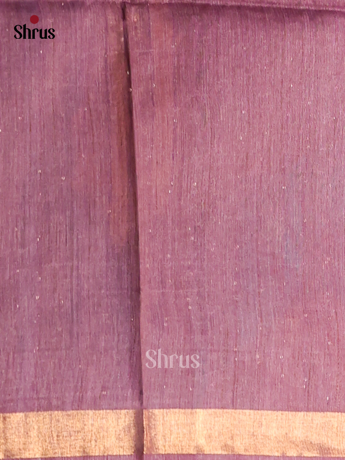 Brown & Purple- Semi Tussar Saree - Shop on Shrus.com