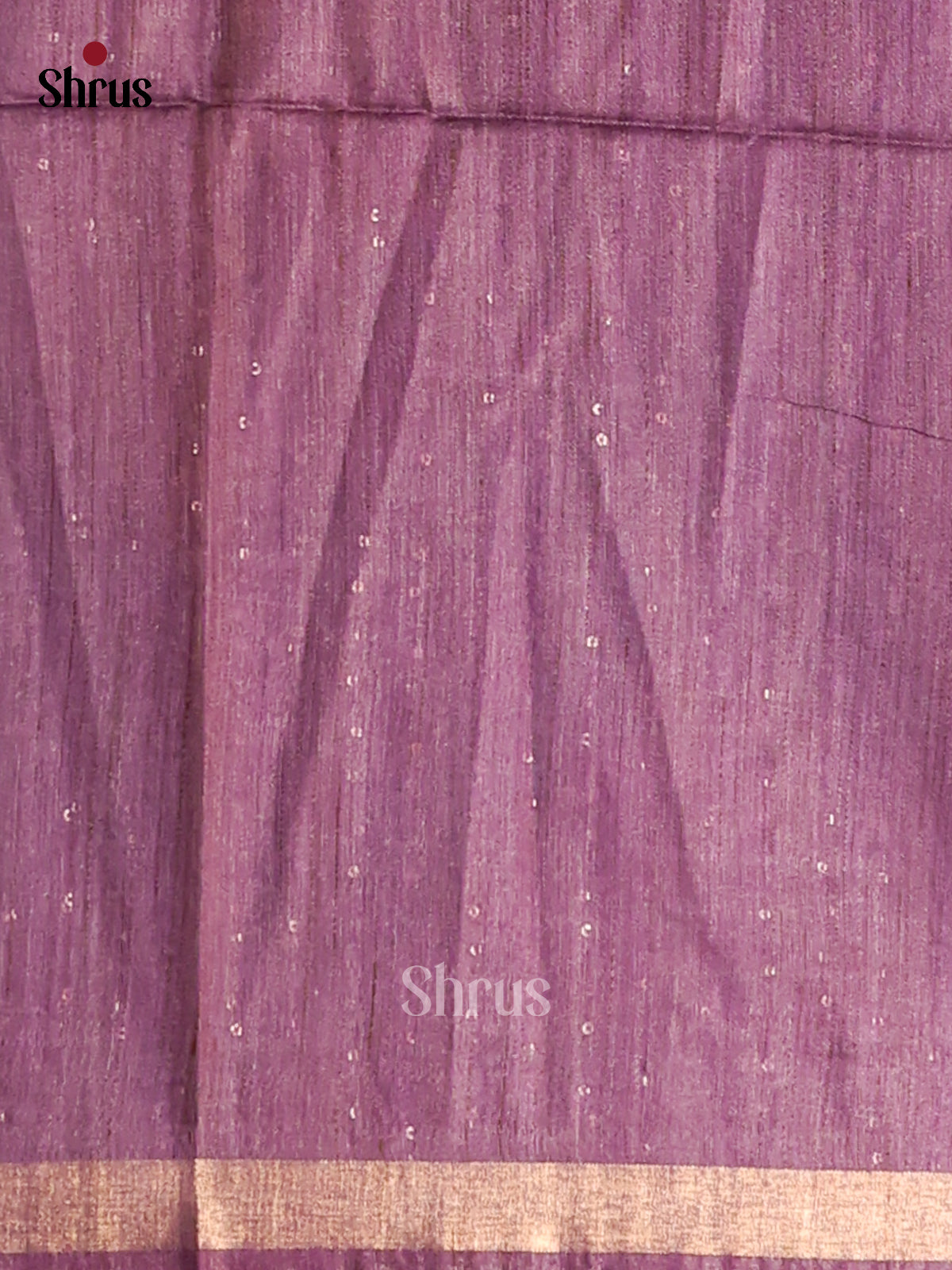 Brown & Purple- Semi Tussar Saree - Shop on Shrus.com