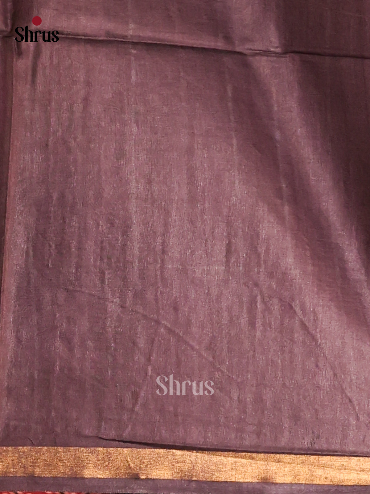 Beige & Brown- Semi Tussar Saree - Shop on Shrus.com