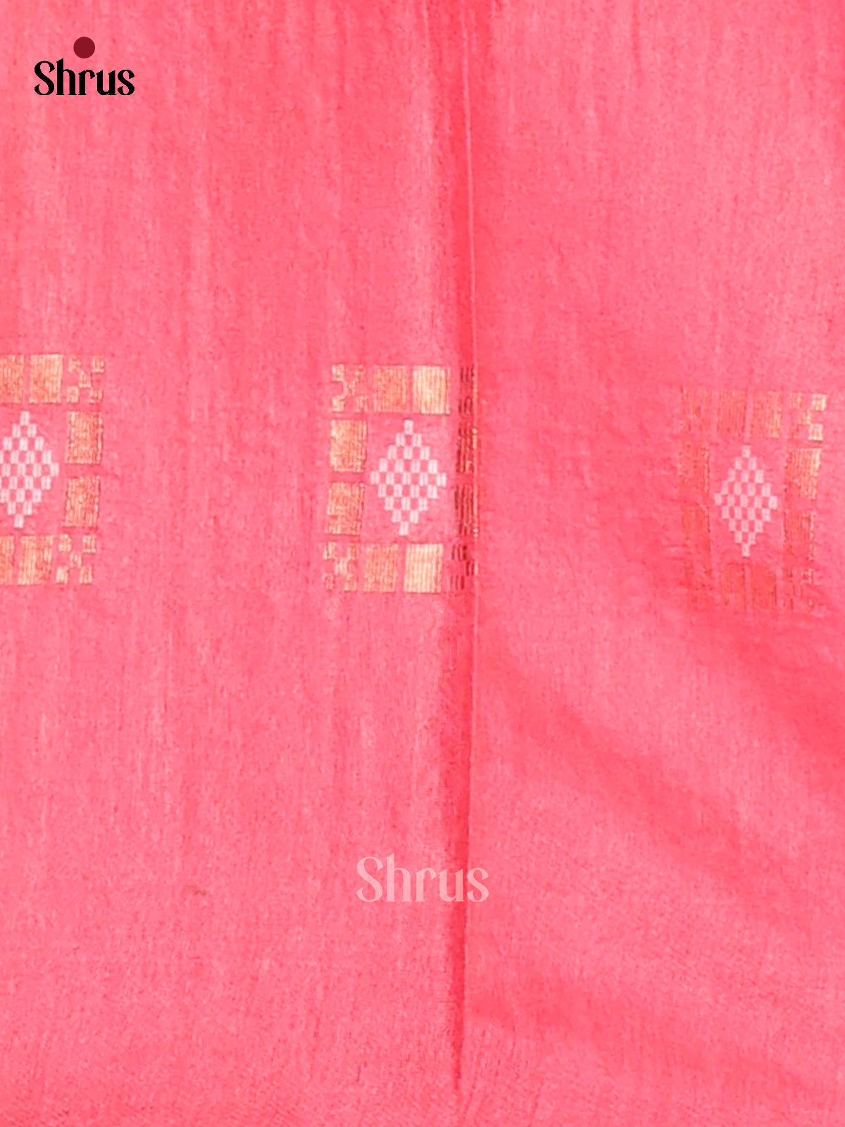Violet & Pink - Semi Tussar Saree - Shop on Shrus.com